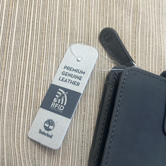 Timberland Genuine Leather Wallet Grey new with tags castle rock - Picture 11 of 15